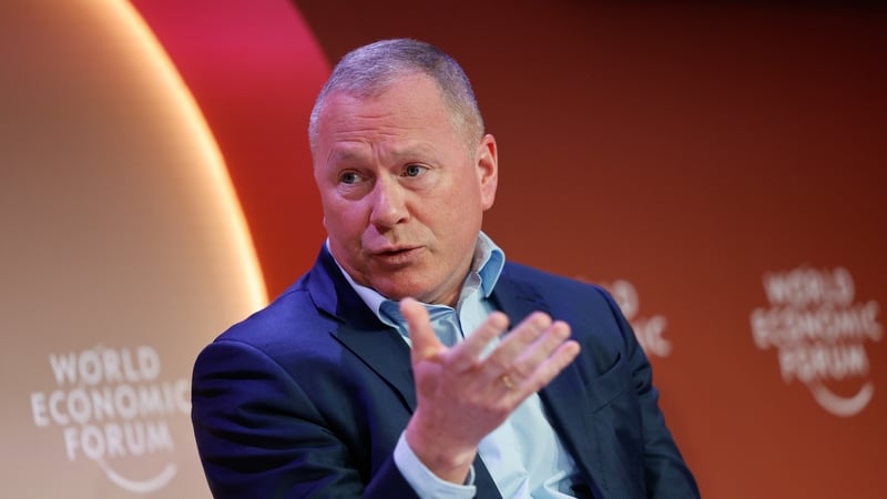 Nicolai Tangen, CEO of Norges Bank Investment Management, speaking at Davos