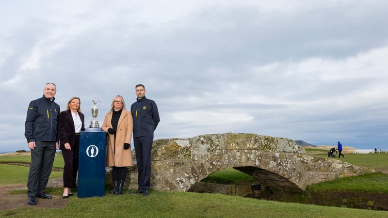 Mark Darbon (R) said, 'There is something incredibly special about The Open being played on the Old Course'