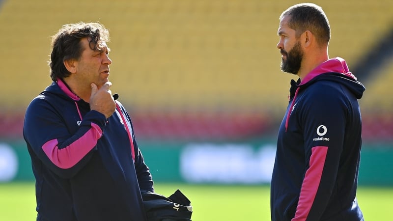 David Nucifora (L) with Andy Farrell in 2022