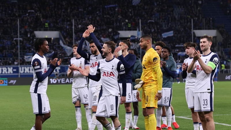 Tottenham Hotspur were without 14 players for the game in Germany