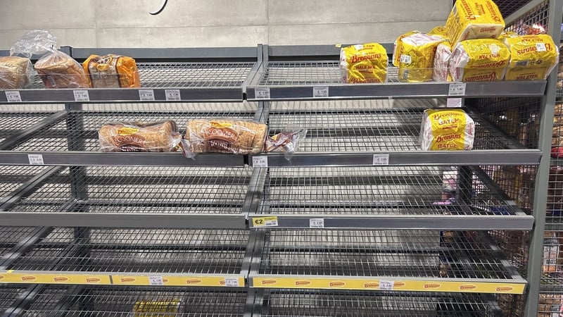 Research found that shoppers' brains may interpret empty space as a warning sign. Photo: RTÉ