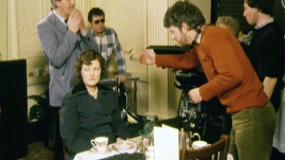 Thaddeus O'Sullivan directs 'The Woman Who Married Clark Gable' starring Brenda Fricker, 1985.