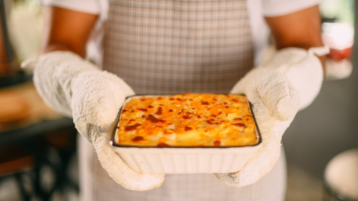 “One word: ‘cheese’!” Chef Krissy Gibson on indulgent oven bakes 