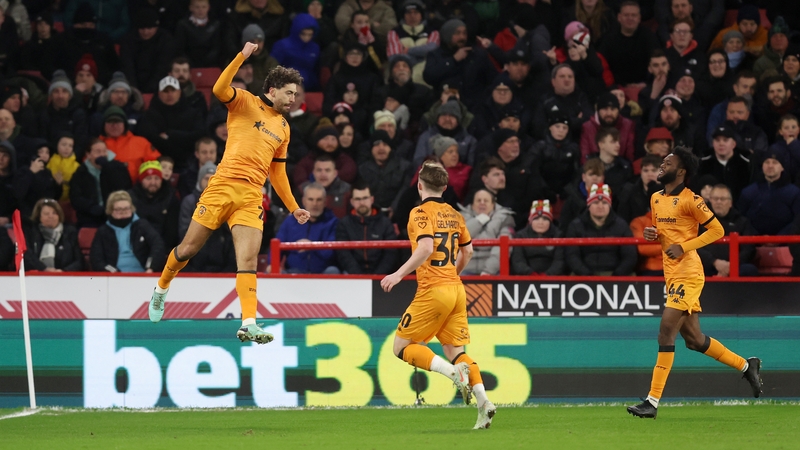 Matt Crooks (L) celebrates Hull's opener