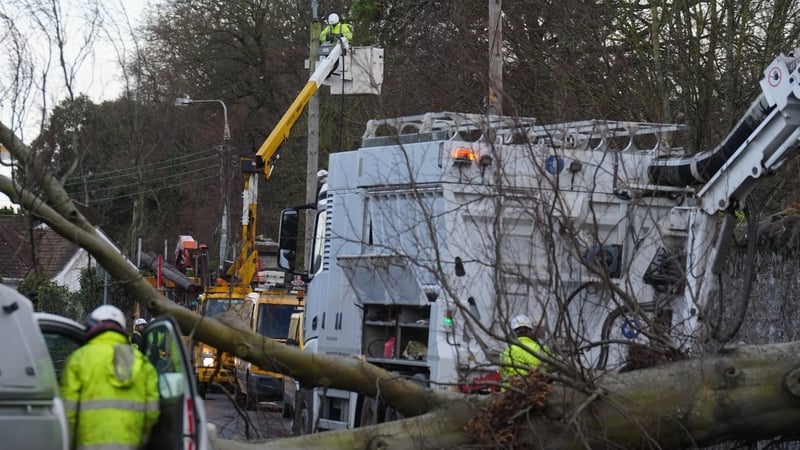 Power has been restored to over 768,000 homes, farms, schools, and businesses since the storm hit on 24 January