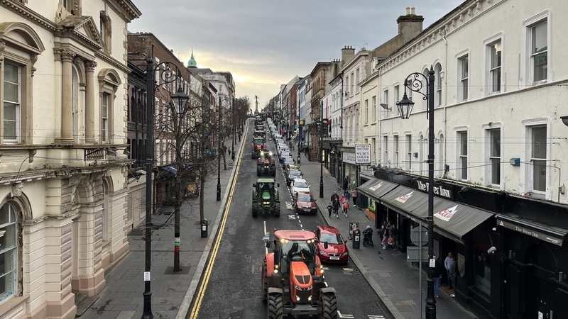 Six rallies are being held simultaneously, one in each county