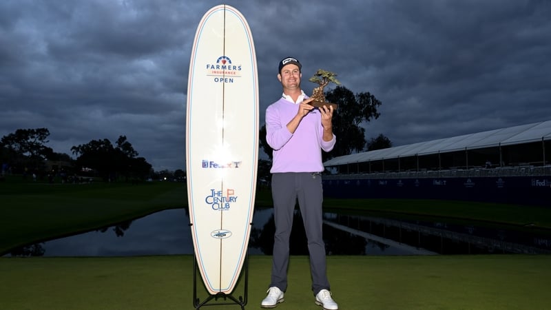 Harris English had to contend with strong winds at Torrey Pines' South Course