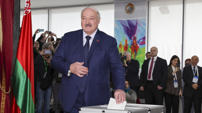 Belarusian President Alexander Lukashenko casts his ballot at a polling station in Minsk (Photo credit: Belarusian Presidency)