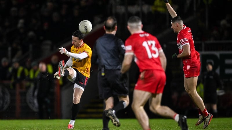 Tyrone goalkeeper Niall Morgan spends much of his time out the field