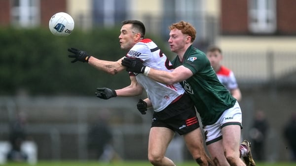 The returning Andy McDonnell (L) was one of the late Louth changes