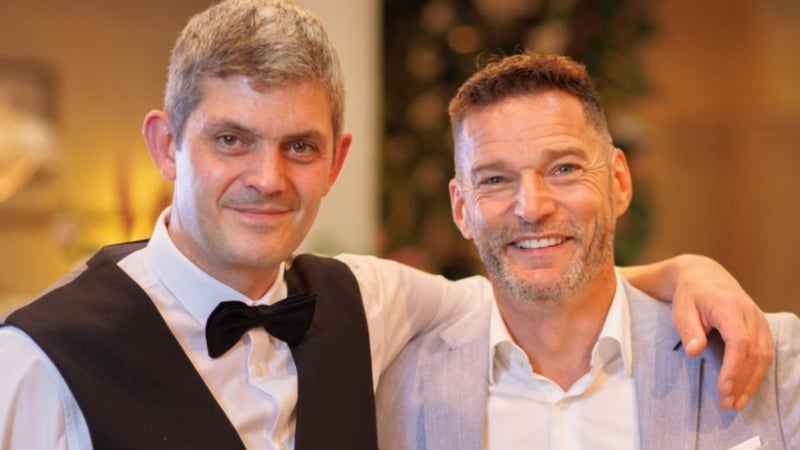 Heading for the sun - (L-R) Merlin Griffiths and Fred Sirieix Photo: Channel 4/Twenty Twenty