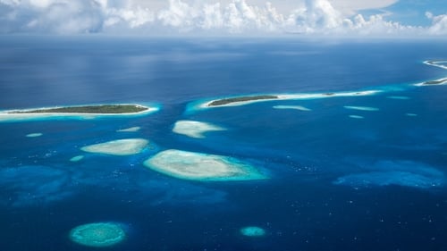 Some of the Marshall Islands, population 37,500