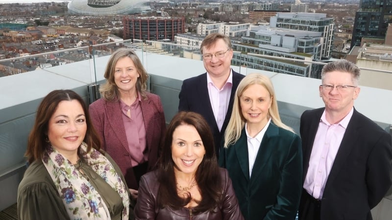 Elaine Negi, Bord na Móna, Carol Gibbons, Enterprise Ireland, Vanessa Hartley, VP, Head of Google Ireland, Nick Ashmore, Ireland Strategic Investment Fund, Martina Fitzgerald, CEO of Scale Ireland and Brian Caulfield, Chair of Scale Ireland
