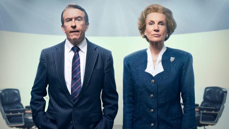 Steve Coogan and Harriet Walker as Brian and Maggie