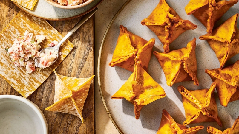 Kwoklyn Wan's crispy cheesy crab wontons (Sam Folan/PA)