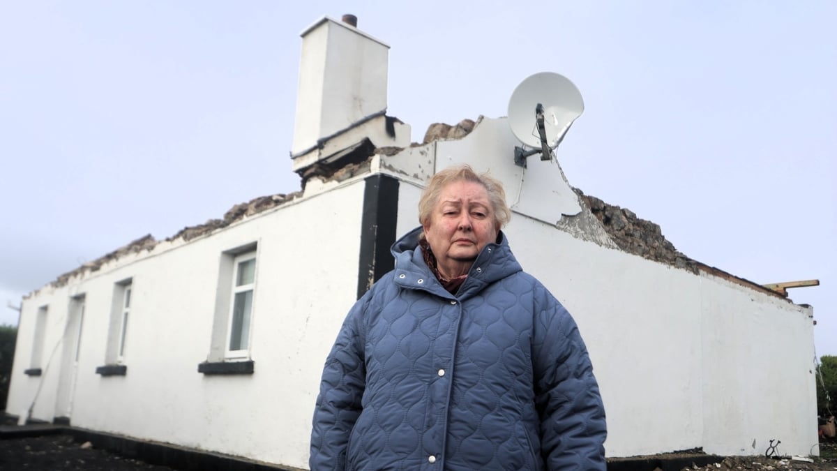 Maureen Folan homeless since Storm Éowyn