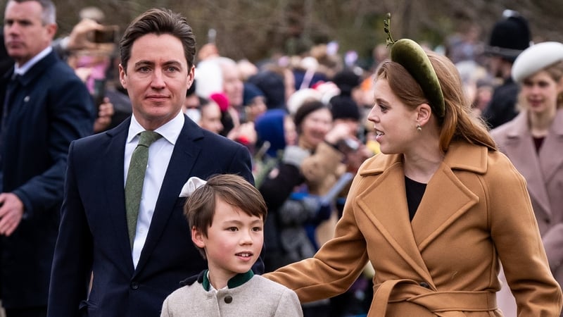 Princess Beatrice welcomes a baby girl with husband Edoardo Mapelli Mozzi. Pictured with Christopher Woolf