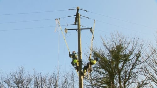A peak of over 760,000 customers were without power after Éowyn swept across the country 11 days ago