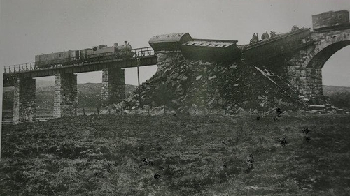 The rail tragedy on 30 January 1925 claimed the lives of four people and injured many more when a strong gale derailed two carriages on the train