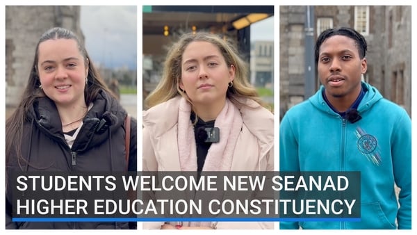 Students have been sharing their views on the new Seanad Higher Education constituency