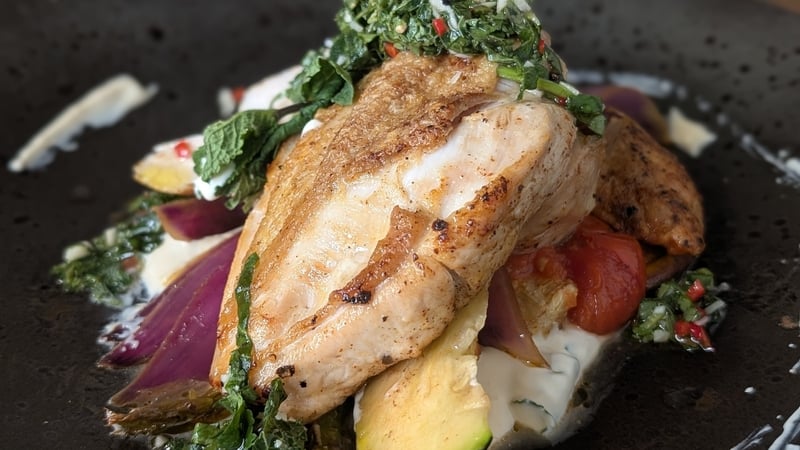 Trisha's chicken with chimichurri tray bake