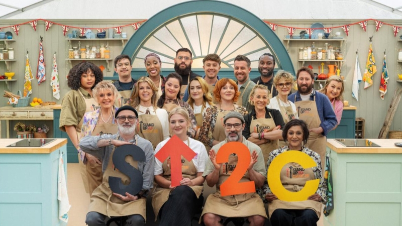 The Great Celebrity Bake Off for Stand Up to Cancer begins on Sunday 16 March on Channel 4. Tommy Tiernan's episode airs on Sunday 6 April