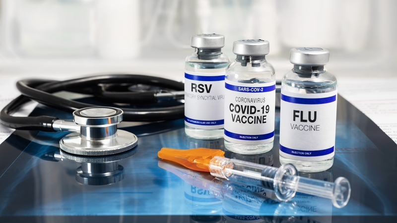 The HSPC figures show Covid-19, RSV and flu cases are all trending downwards