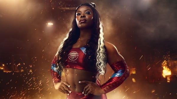 Ireland's first Gladiator Cyclone says on The Late Late Show: "I would say one thing Cyclone epitomises is taking up space."