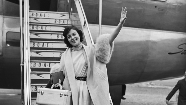 Constance Smith, jet-set star.