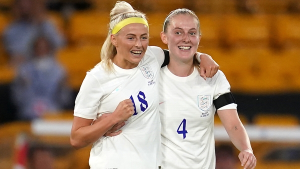 Chloe Kelly (L) and Keira Walsh are both on the move