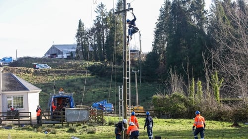 Some 7,000 homes, farms and businesses remain without power, the ESB says