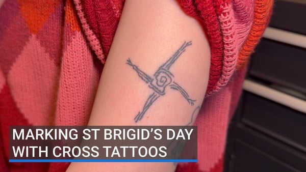 A growing number of people are marking St Brigid's Day with tattoos