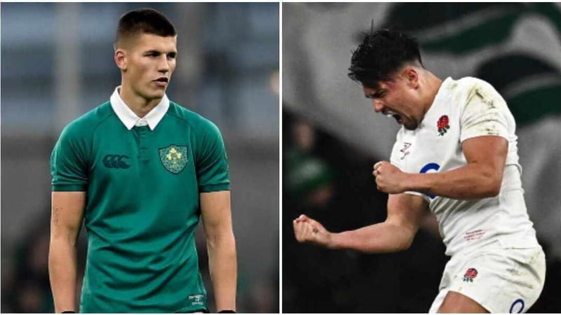 Sam Prendergast and Marcus Smith (R) go head-to-head