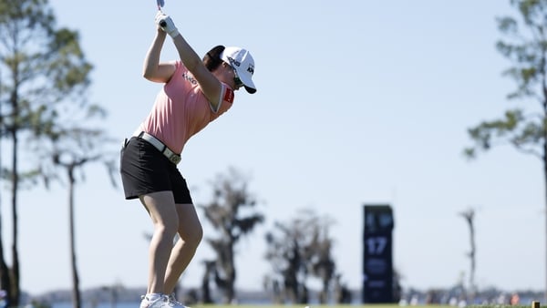 Leona Maguire plays her approach to the 17th