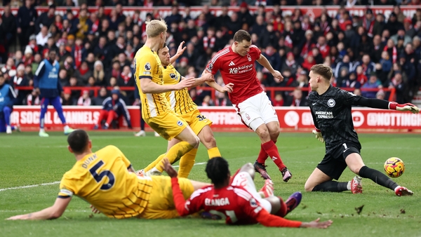 Chris Wood scores Forest's fourth