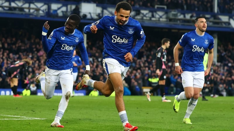 Everton are 10 points clear of the relegation zone after demolishing Leicester City