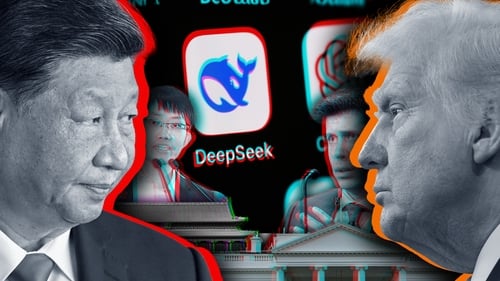Donald Trump said the release of DeepSeek's new model was 'wake up call' for US companies.