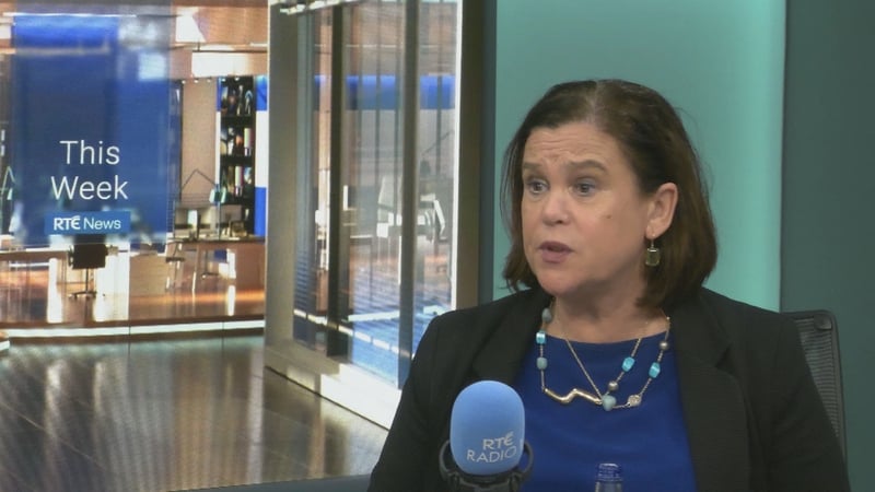Mary Lou McDonald ar an gclár 'This Week'