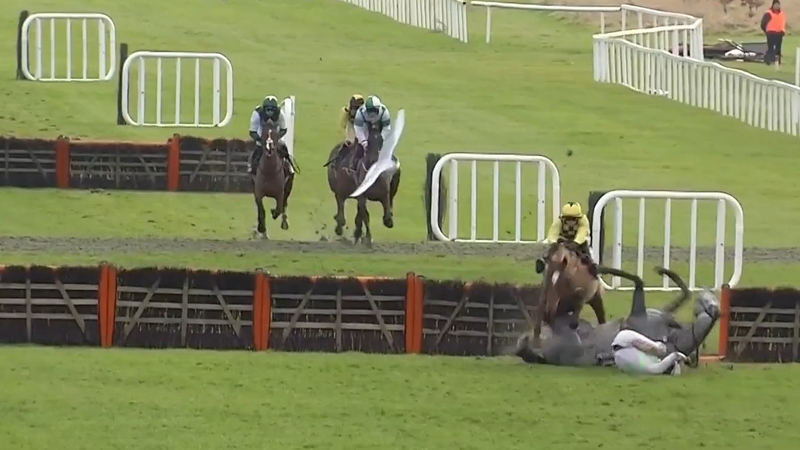 State Man takes evasive action to avoid the fallen Lossiemouth