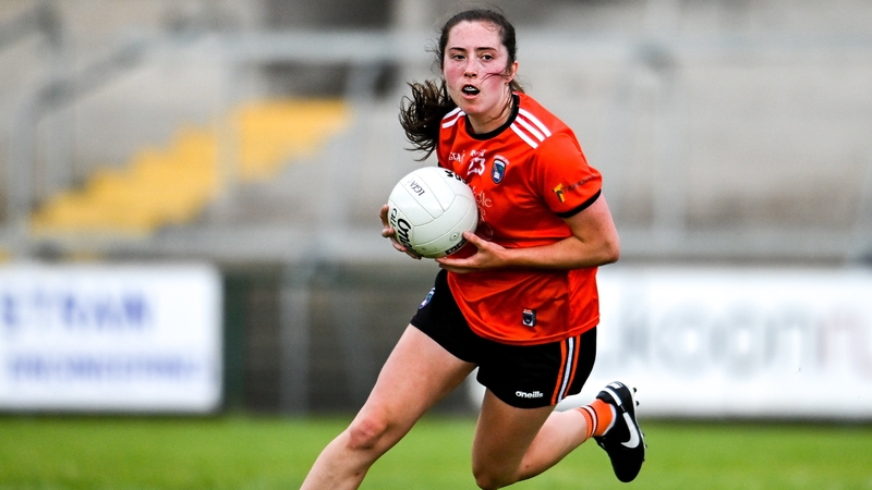Niamh Reel kicked over eight points for Armagh