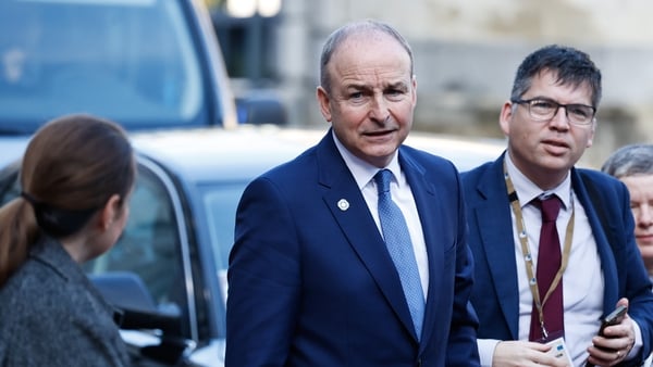 Micheál Martin's visit comes amid heightened fears about US President Donald Trump's threat to impose tariffs on European goods