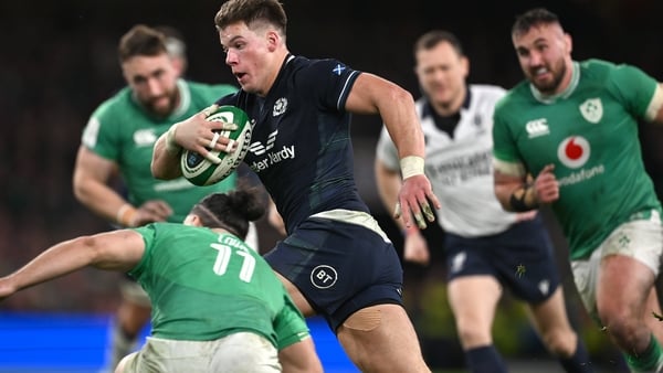 Huw Jones scored Scotland's try in last year's 17-13 defeat