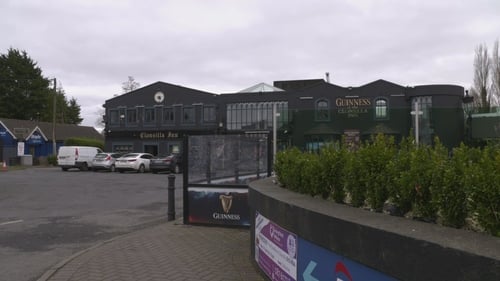 The incident occurred on the Clonsilla Road in Dublin on Sunday night