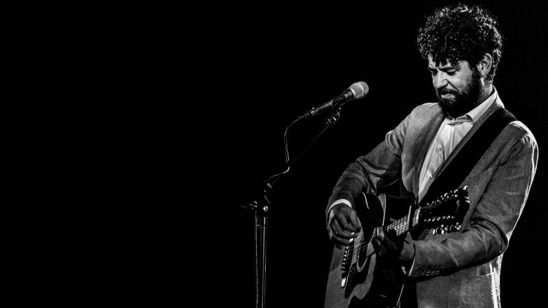 Declan O'Rourke: "I have curly hair, I make noise for a living, and I love what I do." Photo credit: Ciaran Bagnall