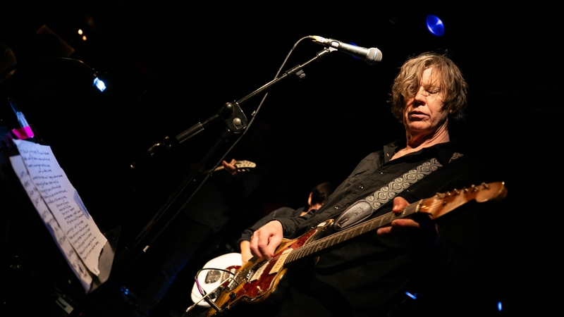 Thurston Moore onstage in Dublin in 2023 (Pic: Kieran Frost/Redferns)