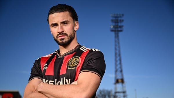 Connor Parsons at Dalymount Park today
