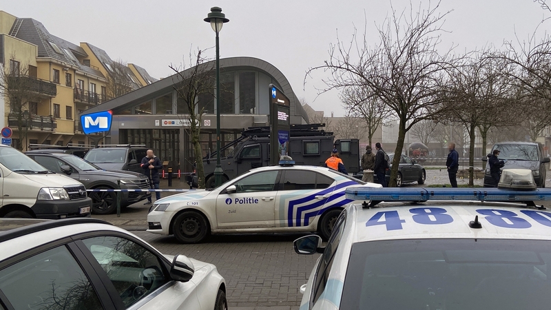 Shots were heard outside the Clemenceau metro station in Brussels