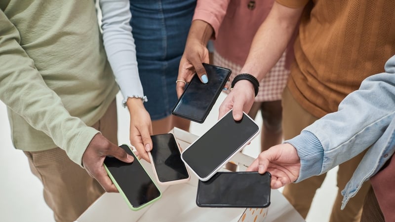 The study found students' sleep, academic record, and exercise did not differ between schools with and without phone bans in place.