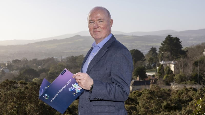 David Curtin, CEO of .ie, at the launch of the .ie Domain Profile Report 2024