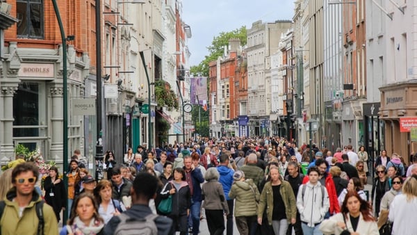 The overall population rose by 78,300 and now stands at 5,458,600, new figures from the CSO show